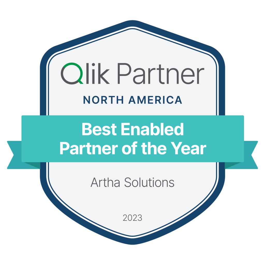 Artha Solutions received Qlik’s Best Enabled Partner of the Year