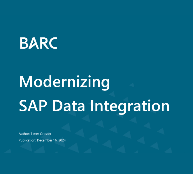 BARC Report – Modernizing SAP Data Integration